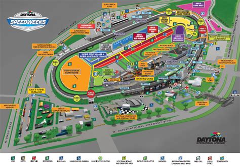 2012 daytona track map